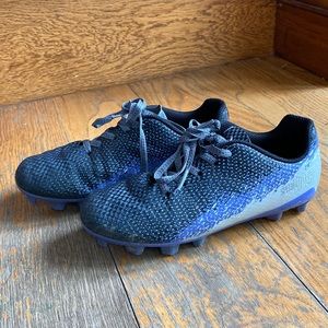 DSG youth cleats size 1.5 and shin guards